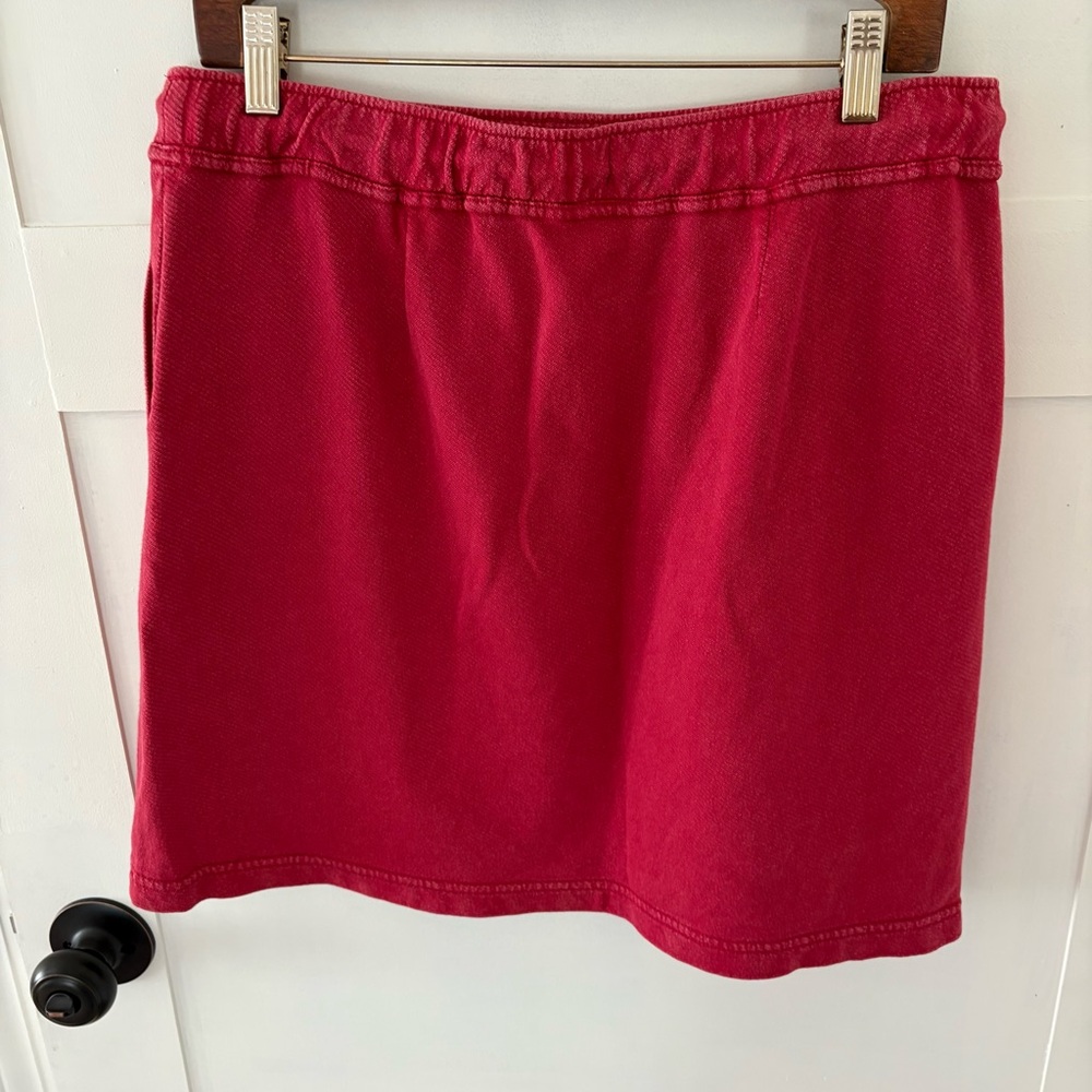 J. Jill Cotton Terry Pull On Elastic Skirt. Size Medium. - Picture 3 of 11